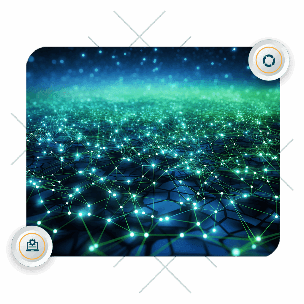 Electronic Data Interchange EDI network connecting business systems